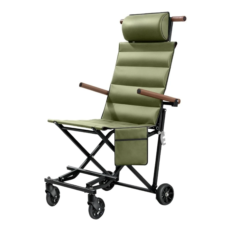 

Travel scooter folding chair lightweight outdoor folding trolley elderly children children travel