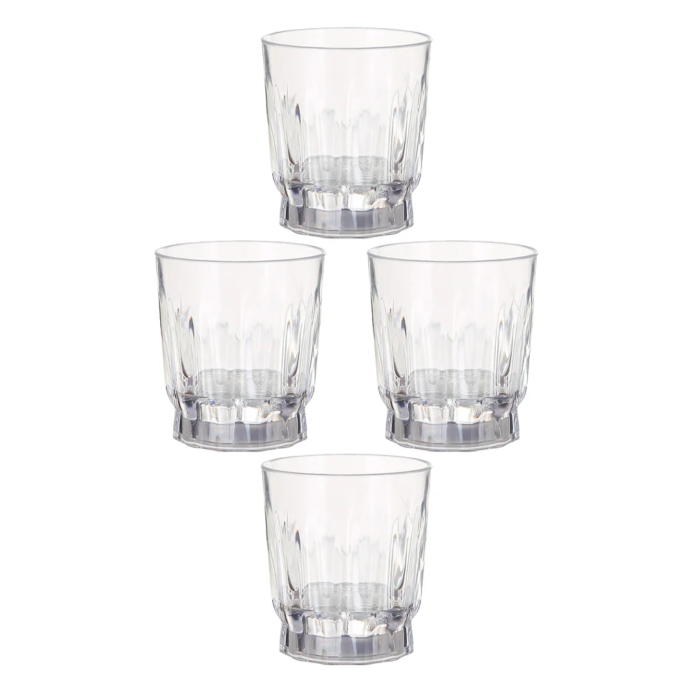 4 Pcs Glowing Glass Glasses Cups Light Party Favors LED Shot Plastic Luminous Drinking Bar