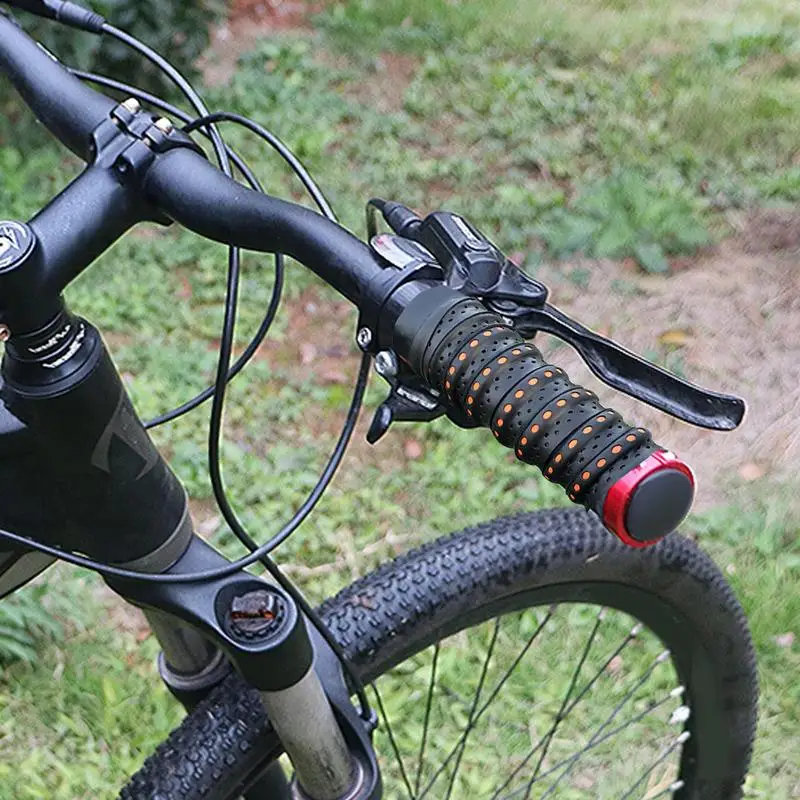 Motorcycle Universal Handlebar Wrap PU Bar Tape For Road Cycling Breathable Sweatproof Handle Bar Cover Wear-Resistant