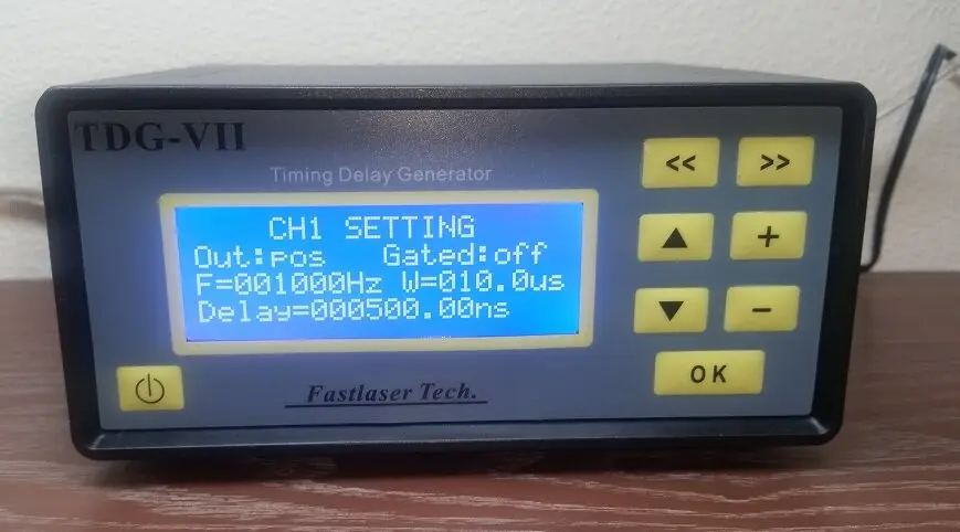 High-precision Digital Signal Delayer TTL Signal Generator Counter 7 Channels Can Be Controlled Remotely