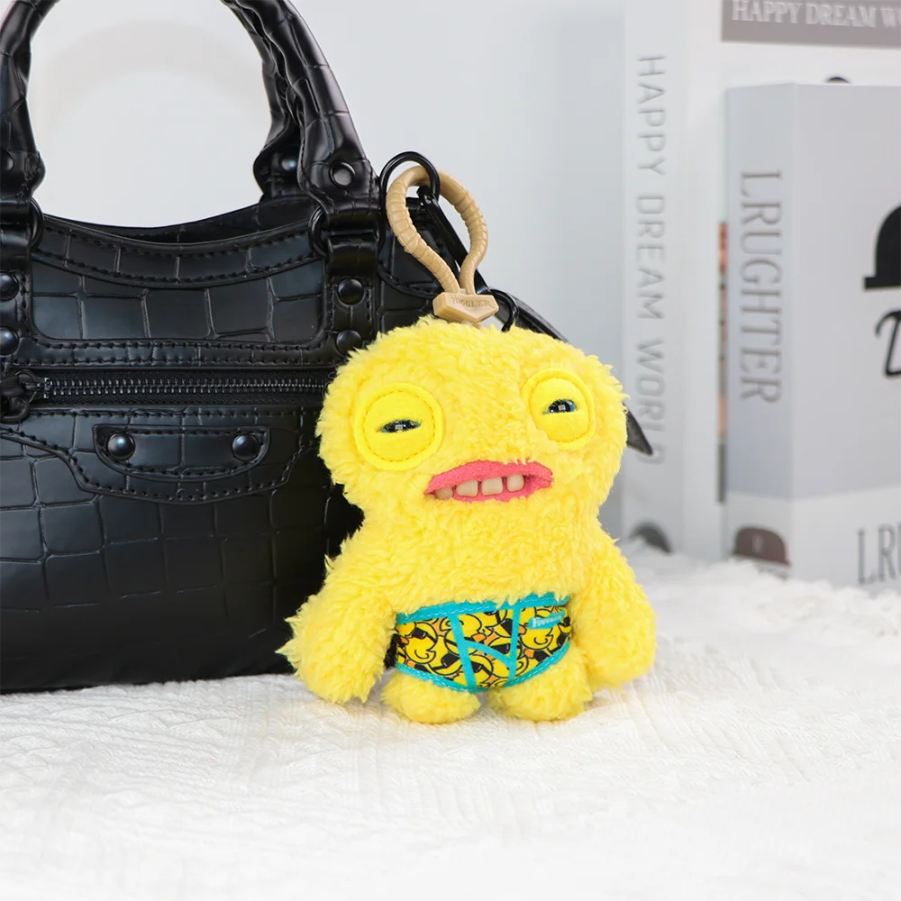 

Fuggler Original Plush Keychain Pendant Toys Ugly Teeth Monsters Gap-Toothed McGo Rabbit Wide Eyed Leopard Print Plush Hot Gifts