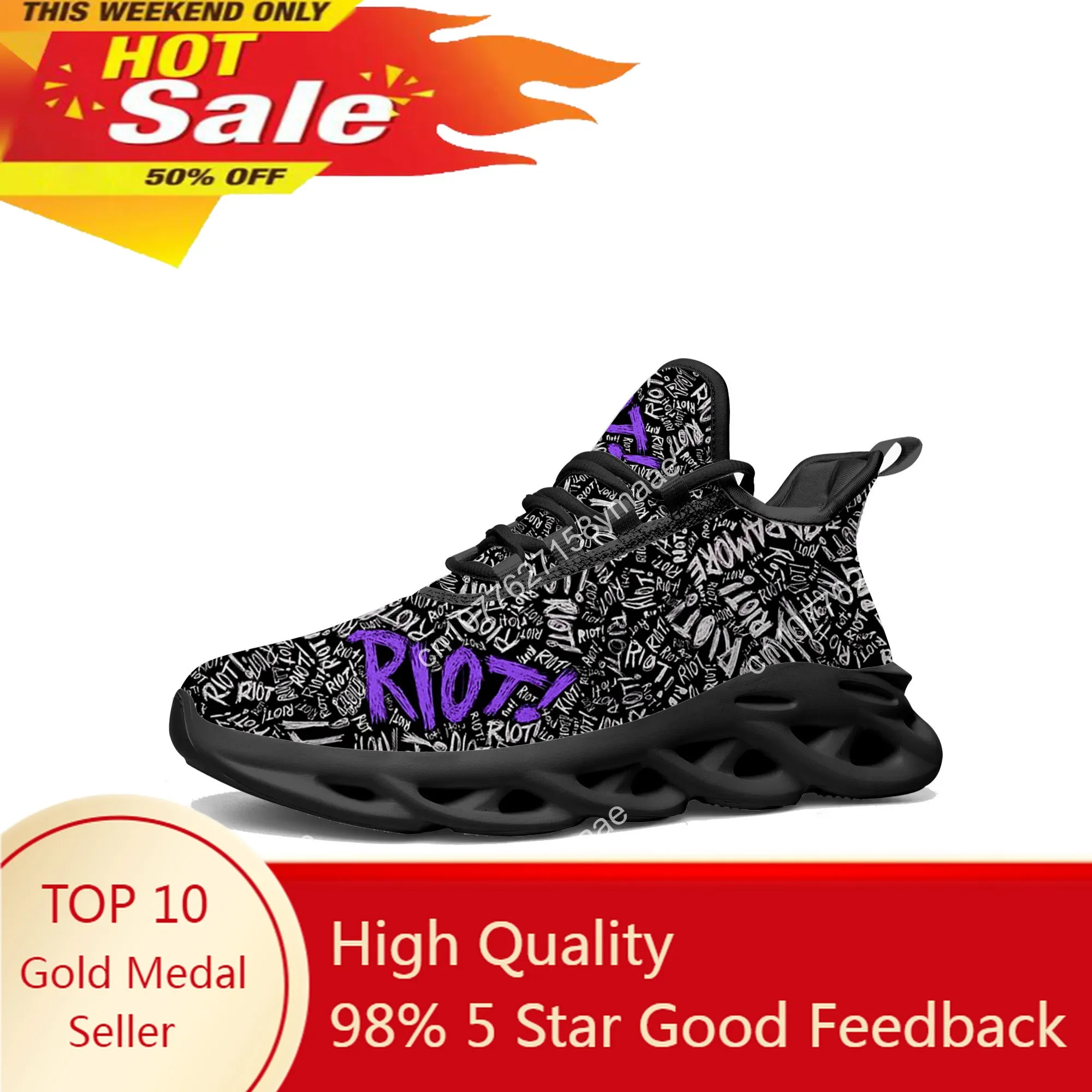 

Paramore Band Flats Sneakers Mens Womens Sports Running Shoes High Quality Riot Sneaker Customization Shoe Lace Up Mesh Footwear