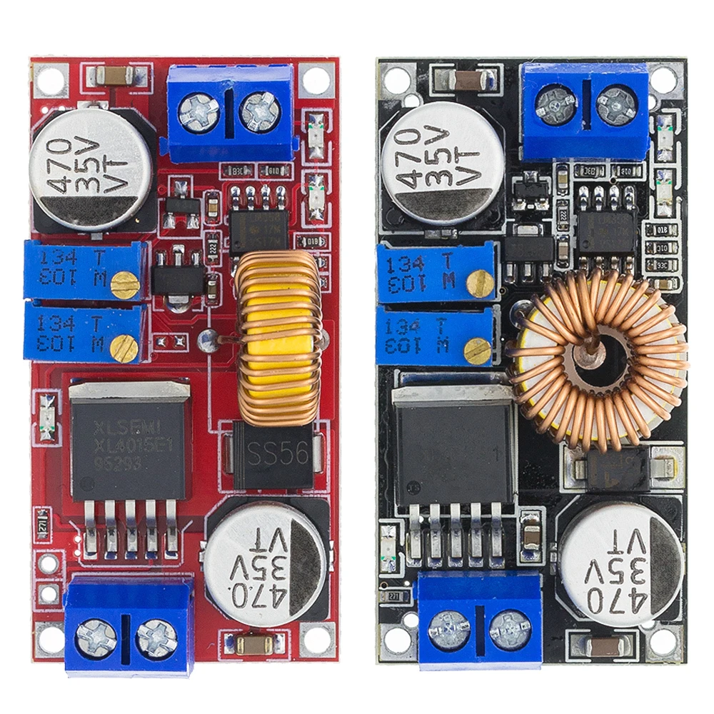 Placa de carga de reducción de batería de litio, convertidor de potencia Led, cargador, módulo de reducción Original XL4015, 5A, DC-DC, CC, CV, 1 ud.