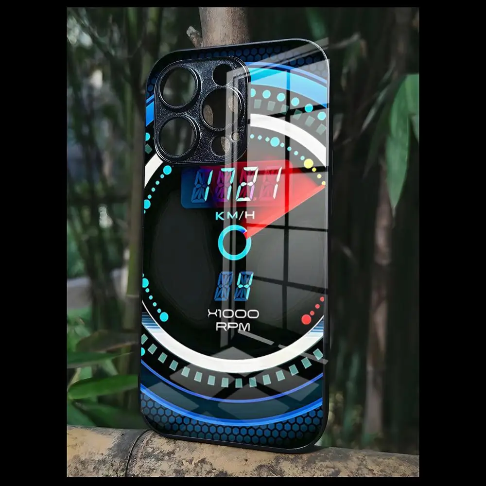 Luxury Car Dashboard For OPPO A 55 54 One Plus 8T 92s A93s A94 95 8 9 7 Pro FindX3 X5PRO RENO4 RENO7 Reno4se 5F 6Z Glass Cover