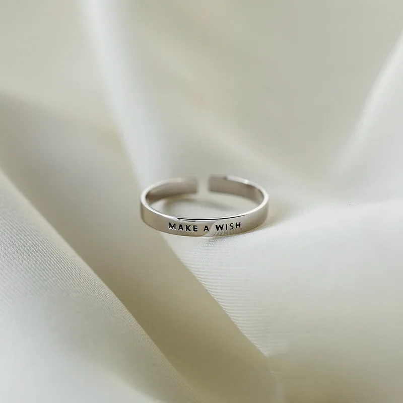 Anpassbarer Edelstahl-Ehering für Herren und Damen, individueller silberner Dating-Ring, Paar, Verlobung, Eheringe, Valentinstagsgeschenk