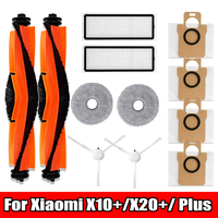 For Xiaomi Mijia Omni 2 C102CN, B101CN, B116, X10 , X20 plus Replacement Accessories Main Side Brush Filter Mop Bag Spare parts