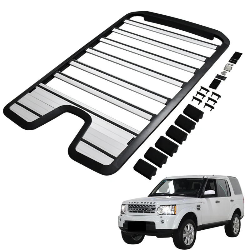 Aluminum Alloy Car Roof Cargo Luggage Rack Baskets for Land Rover Discovery 4 2012+