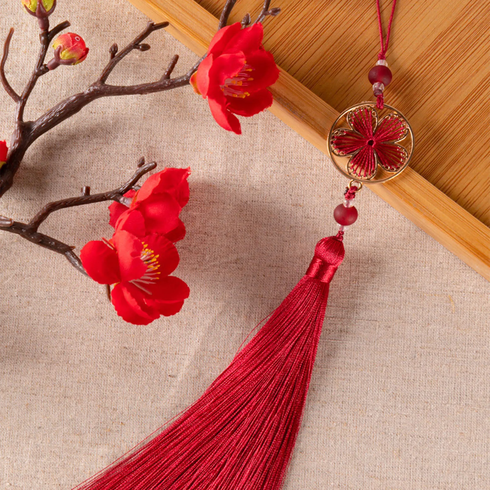 14 سنتيمتر النمط الصيني شرابة قلادة طويلة هامش ل Hanfu تشيباو السيف مروحة القديمة Zither ديكور DIY بها بنفسك هدية البوليستر الحرف اليدوية