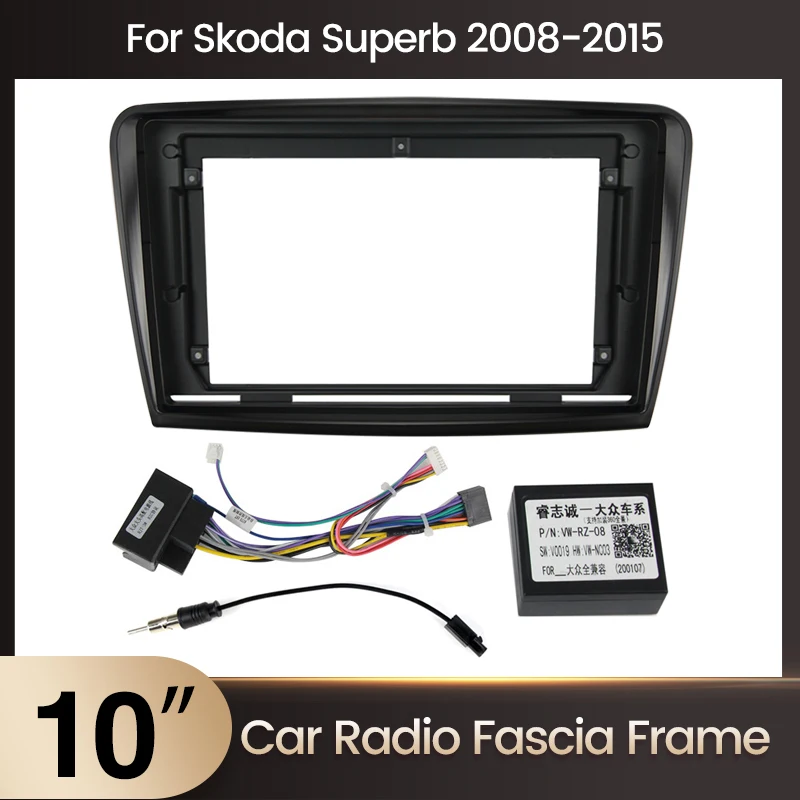 Автомагнитола MEKEDE для Skoda Superb, 2 Din, 2008-2015-10 дюймов