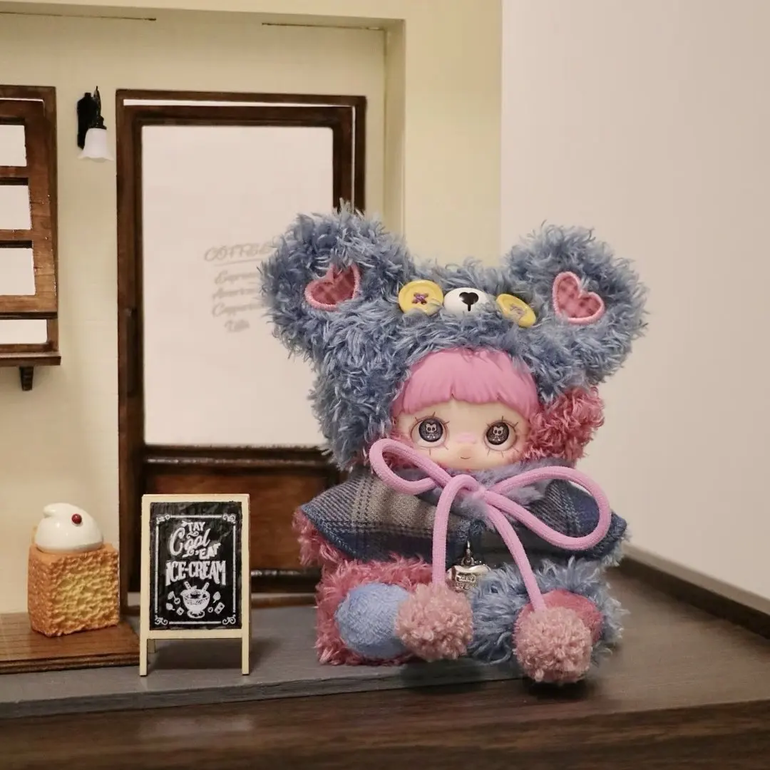 

MayMei Bear Cookie Series Blind Box Plush Keychain Cute Kawaii Stuffed Doll Bag Pendant Trendy Toy Gift For Girls Daughters