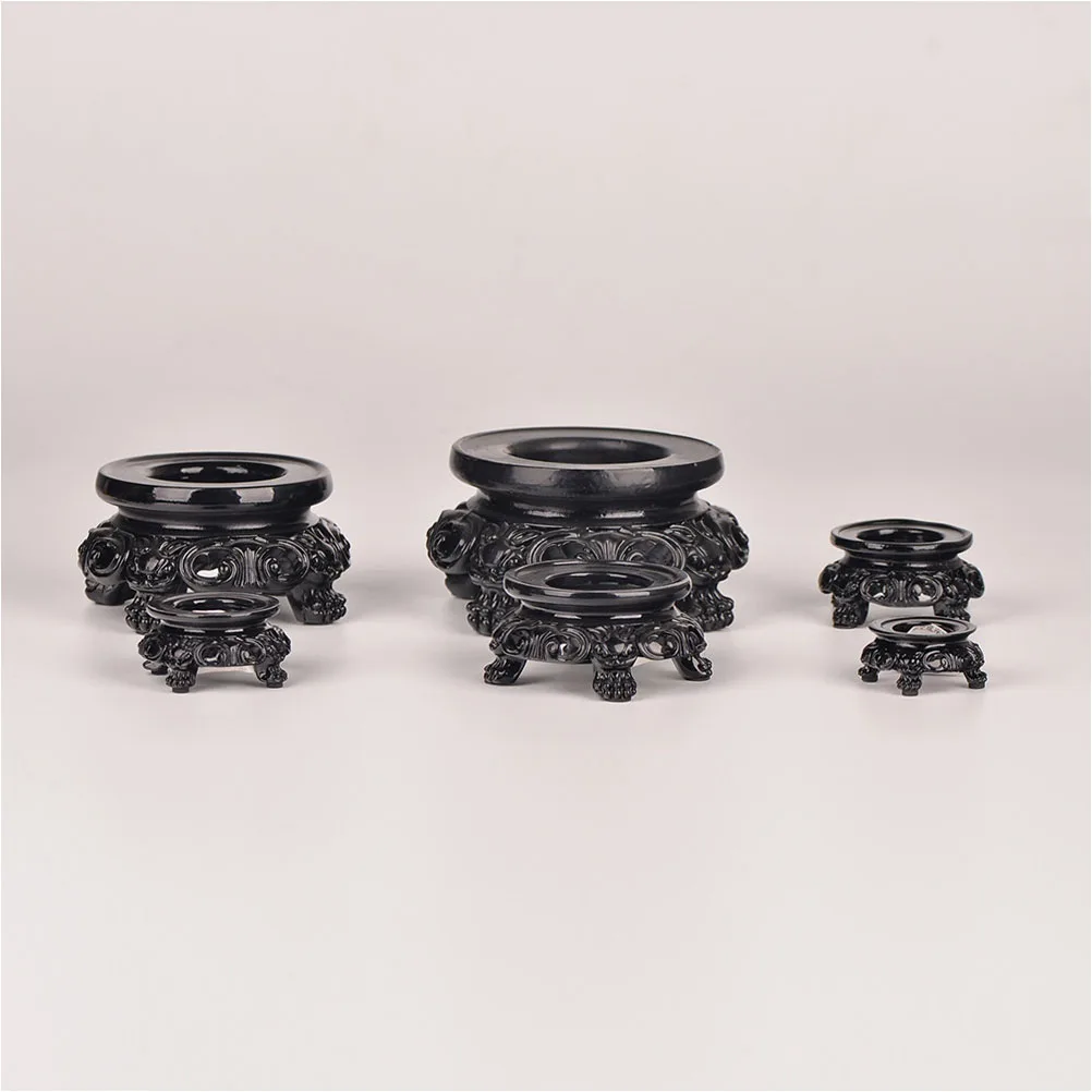 

1pcs Vintage Style Crystal Ball Stand Resin Hollow Base For Sphere Display Home Decor Desktop Ornament Pendulum Holder