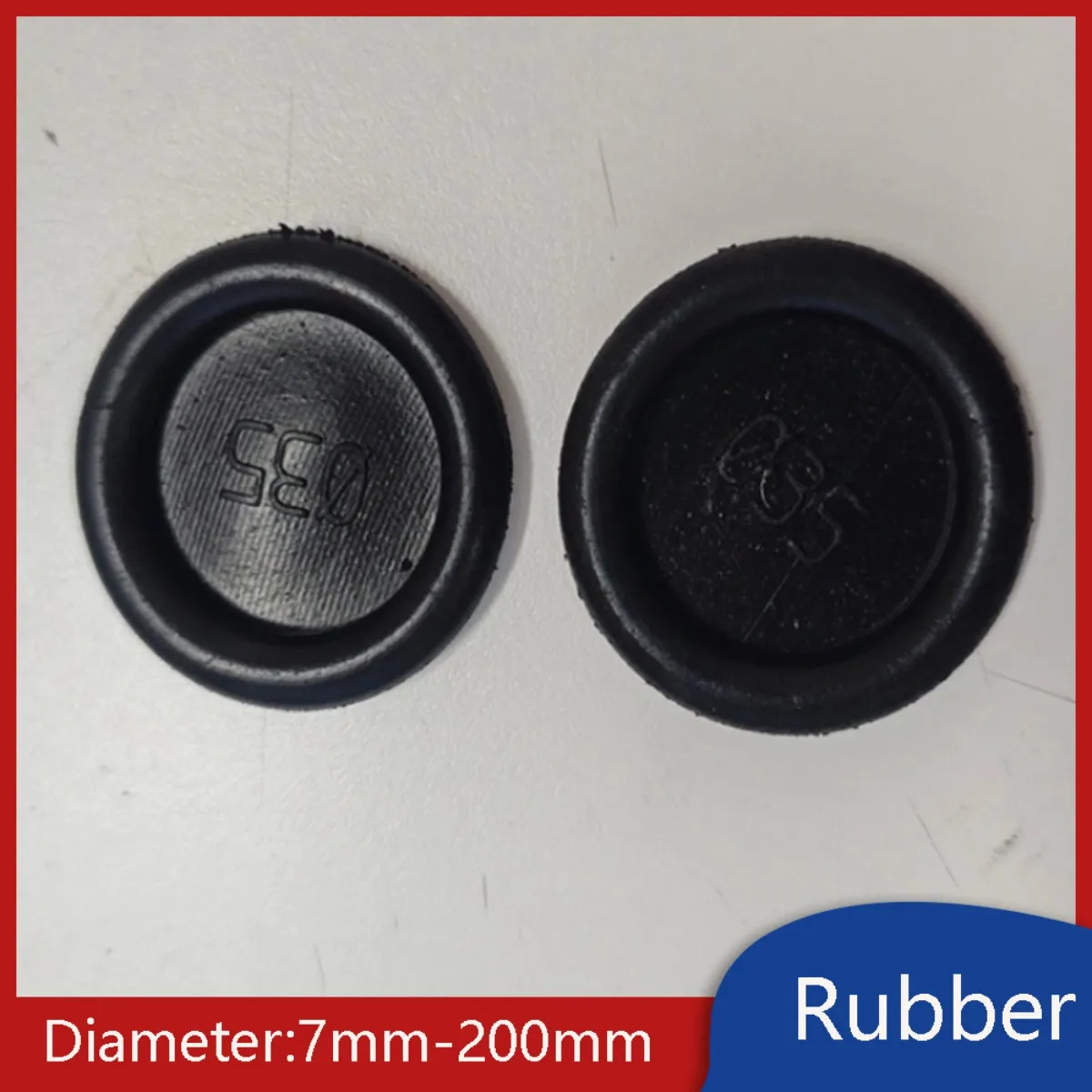 Blanking Rubber Grommets Closed Blind Grommet Plugs Bung Diameter 7mm-200mm for Cable Protection in Distribution Boards