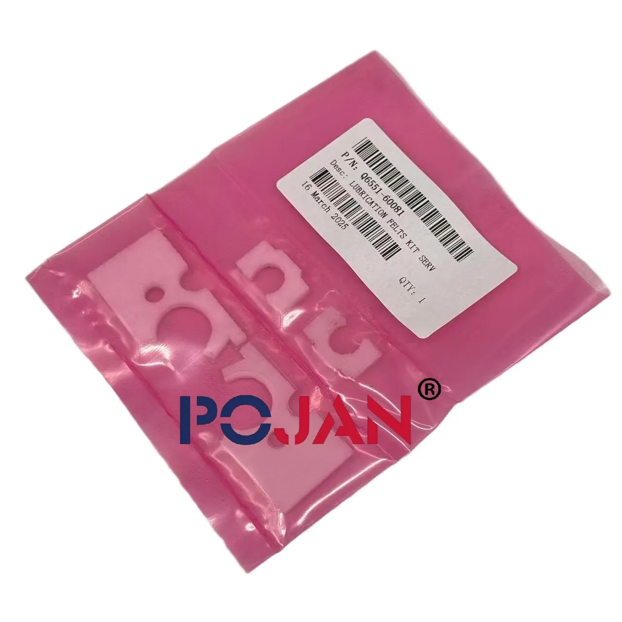 POJAN Q6651-60081 Lubrication Felts Kit Serv Compatible with DesignJet Z4000 Z6100 Z6200 T7100 T7200 Printer Plotter Parts