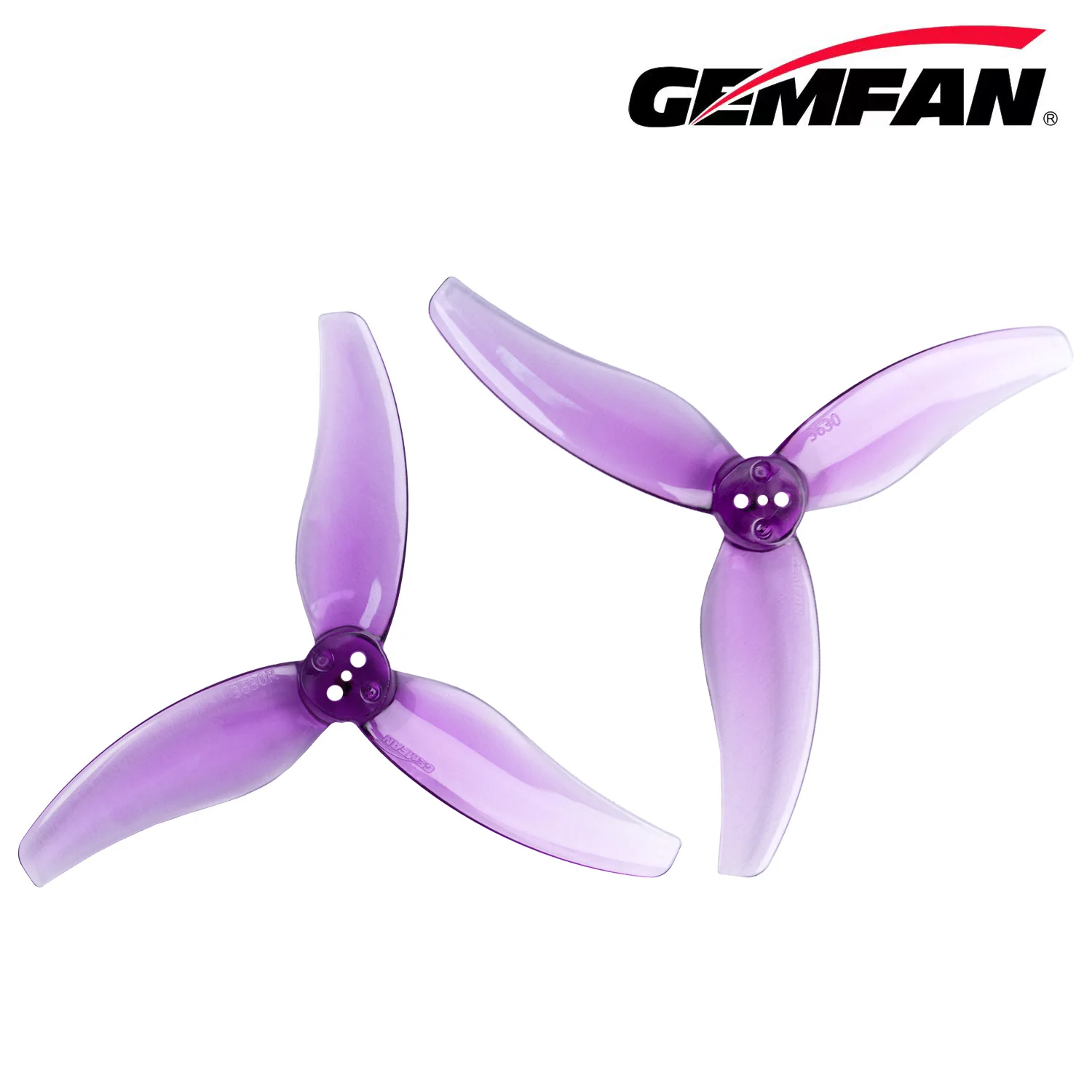 10 pares (10CW + 10CCW) Gemfan 3630 3.6X3X3 hélice de 3 lâminas - versão T-Mount 1.5mm