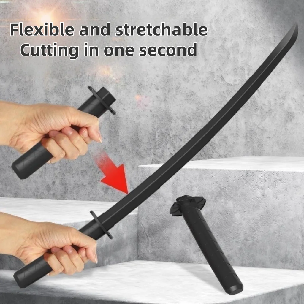 سكين الجاذبية المطبوع ثلاثي الأبعاد للأطفال سيف الساموراي، لعبة تخفيف الضغط التلسكوبي، لعبة تخفيف الضغط، هدية عيد ميلاد، هدية إبداعية #3