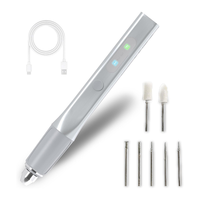 Sturdy Electric Cordless Engraving Pen With USB Rechargeability And 7 Drill Bits For Artistic Work On Wood, Glass, Stone