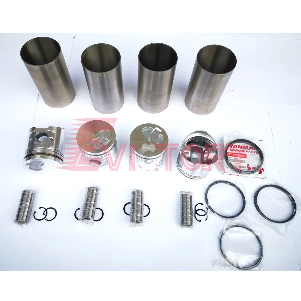 

For Yanmar 4D98E 4TNE98 Engine overhaul rebuild kit + connecting rod