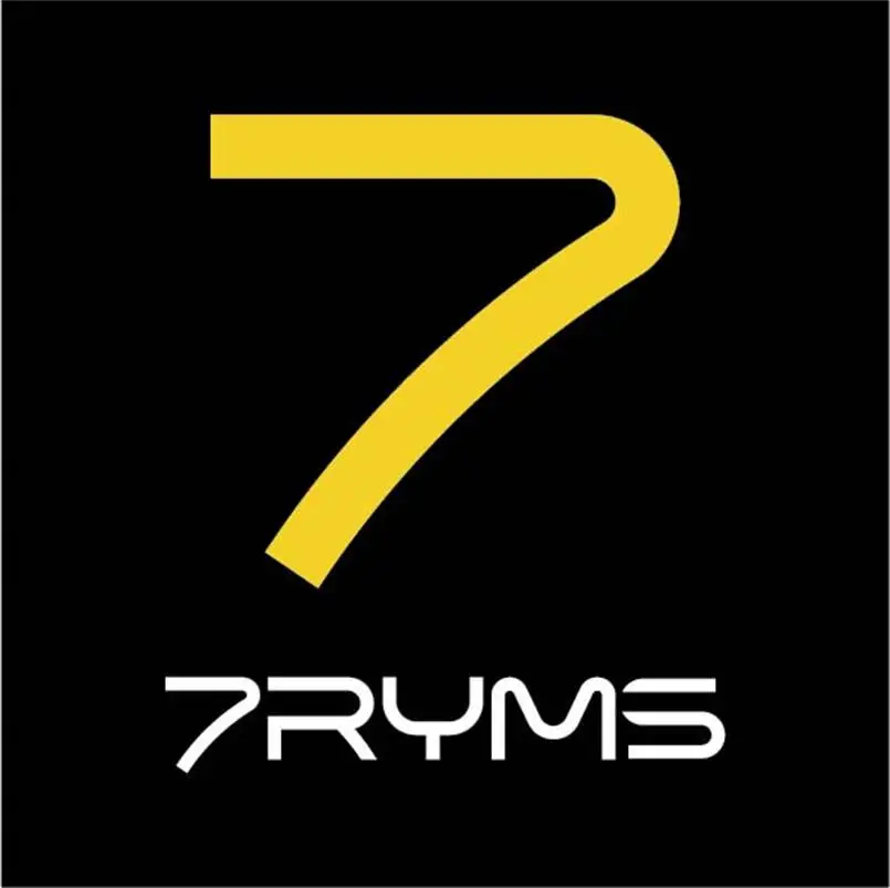 7Ryms mikrofon Logo Aksesori stiker dan layanan purnajual KOL