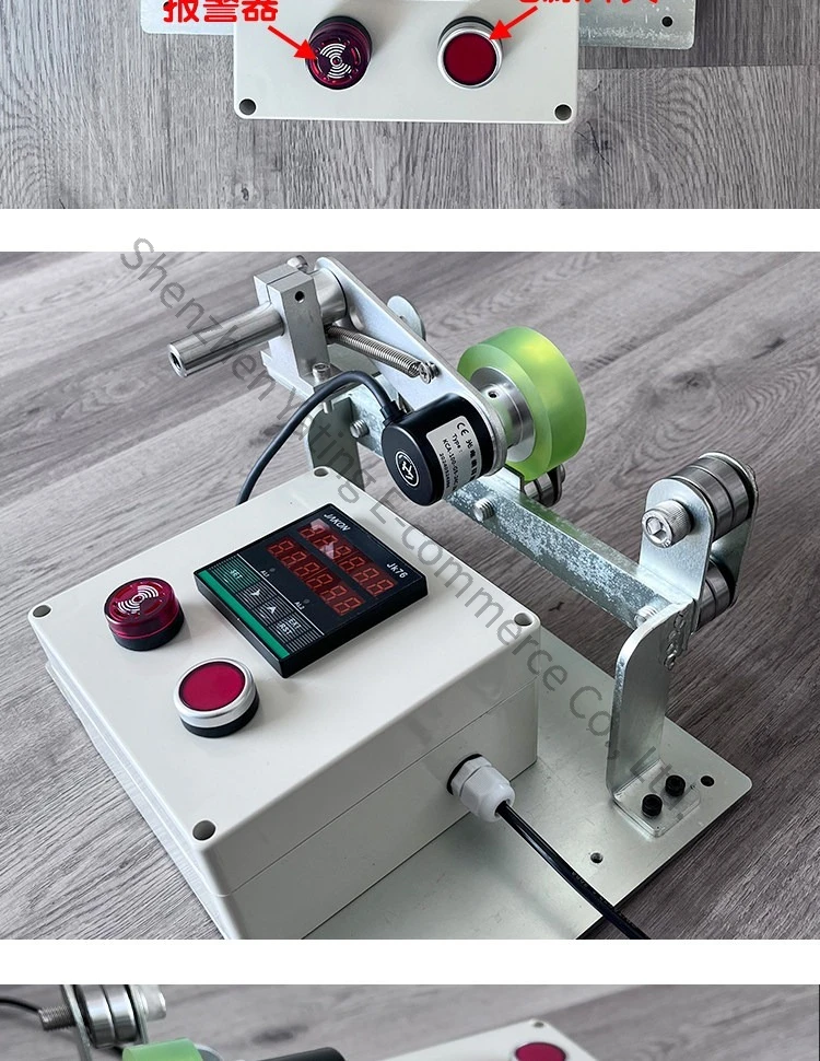 1PC Electric Wire Meter Rope Wire Cable Special Meter Roller Type High Precision Electronic Digital Meter Machinery