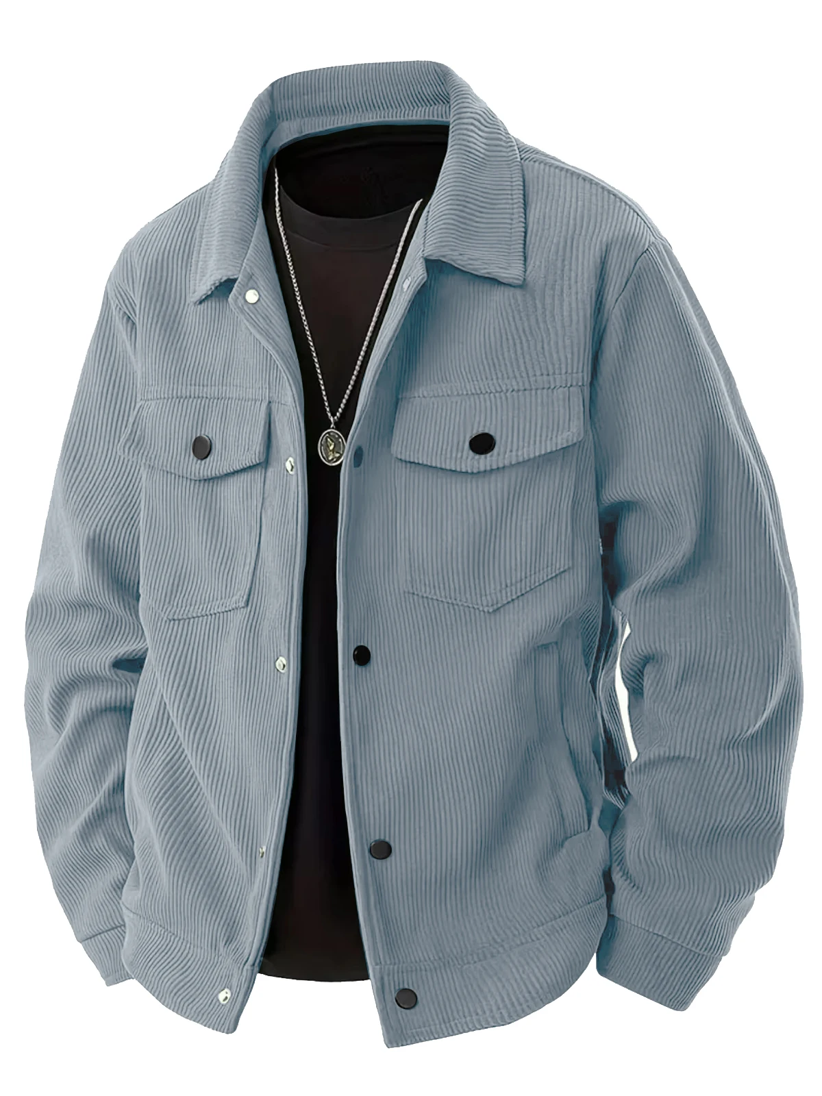 Мужской вельветовый пиджак, одинарный ретро стираный вельветовый повседневный костюм из 100% хлопка, мужской модный свободный пиджак, одинарный пиджак