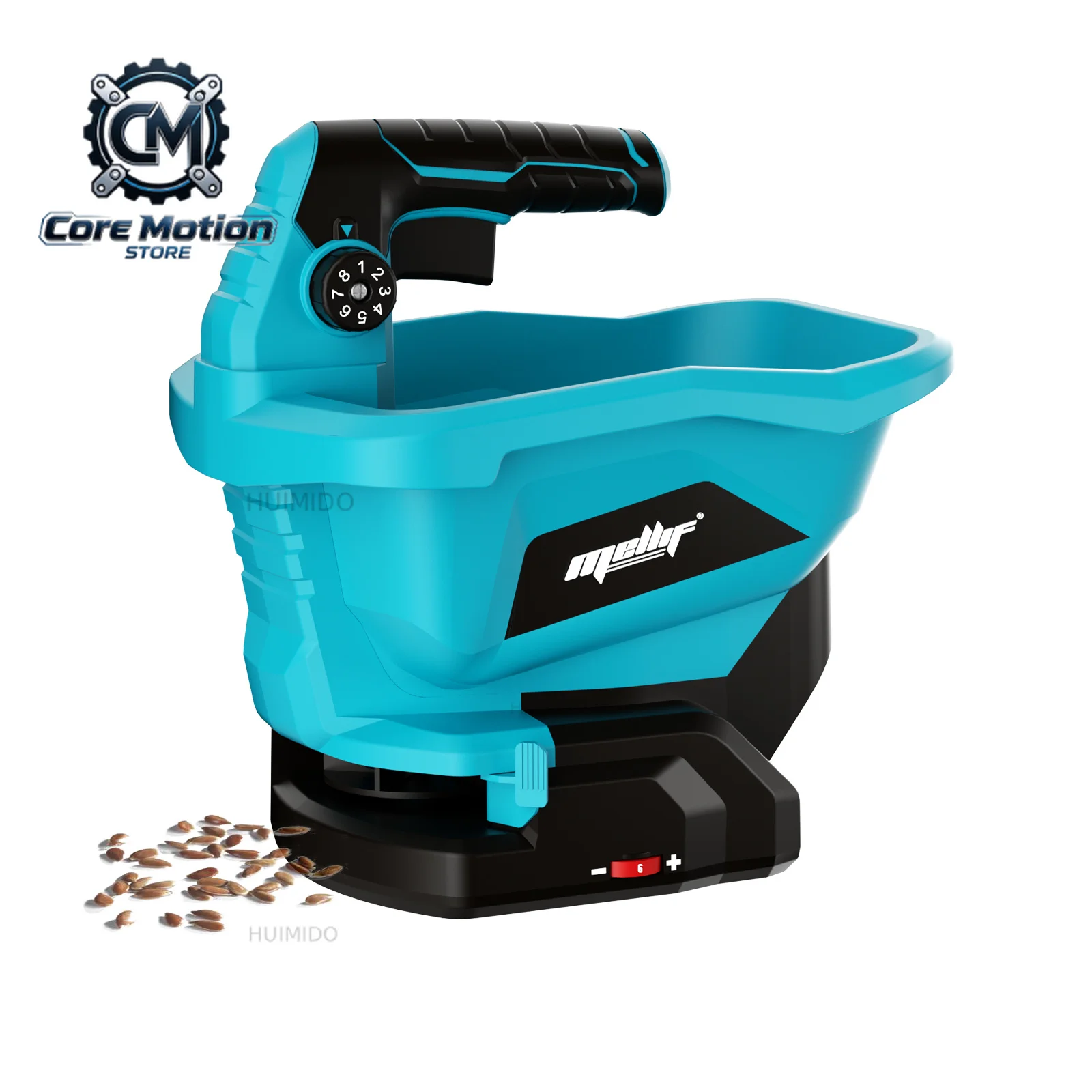 18V Cordless Hand Spreader Electric Grass Seed Fertilizer Salt Spreading Machine Compatible With BL1830 Battery Tool Only