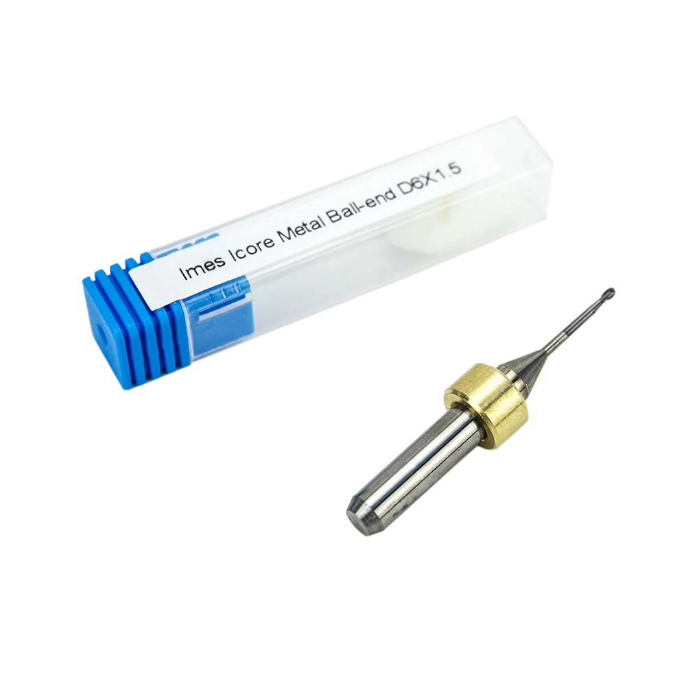 XANGTECH Dental Lab Imes Icore 350i Metal Milling Bur Ball-end Shank D6 for Drilling Titanium