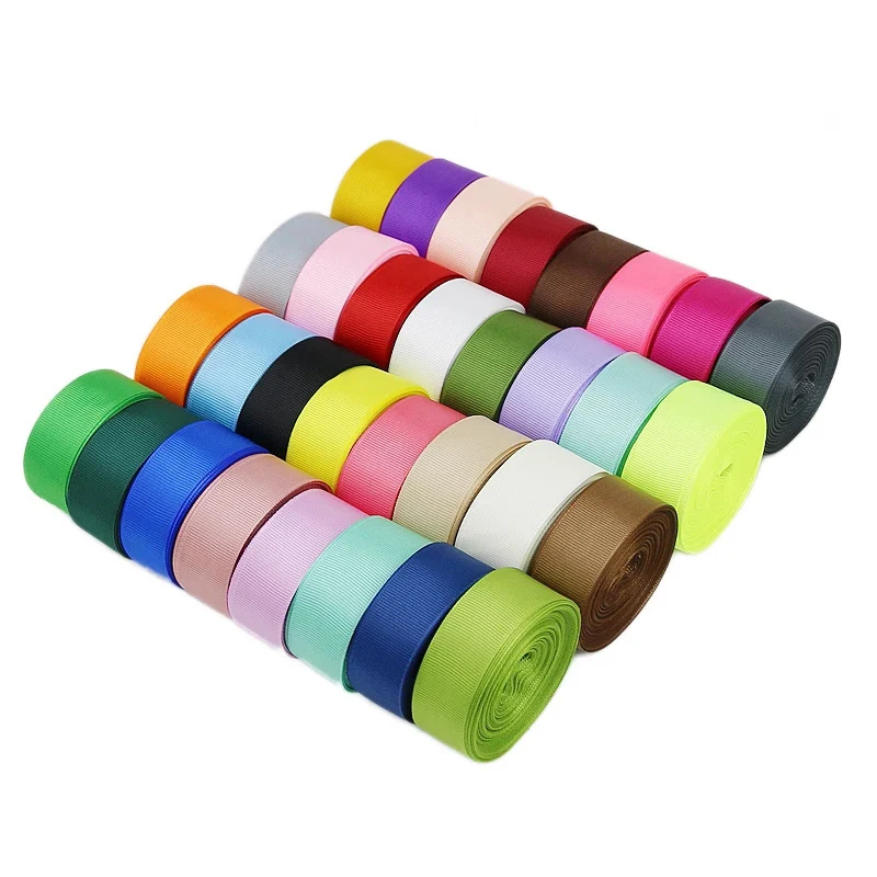 (10 meters/Roll) 25mm/40mm Width Grosgrain Ribbon Wholesale Gift Wrap Christmas Decorations Ribbons Handmade DIY