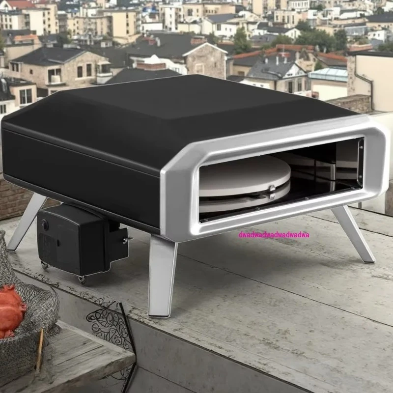 

16-Inch Auto Rotation Outdoor Gas Pizza Oven and BBQ Grill Nice Quality at a Good Price for Gardens