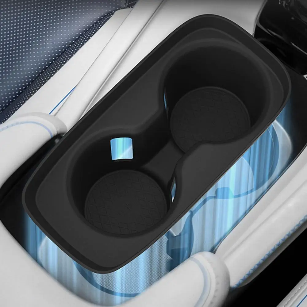 Smabee for Honda Prelude 6th Gen BF1 2025-2026 Center Console Cup Holder Shock-Absorbing TPE Car Accessories