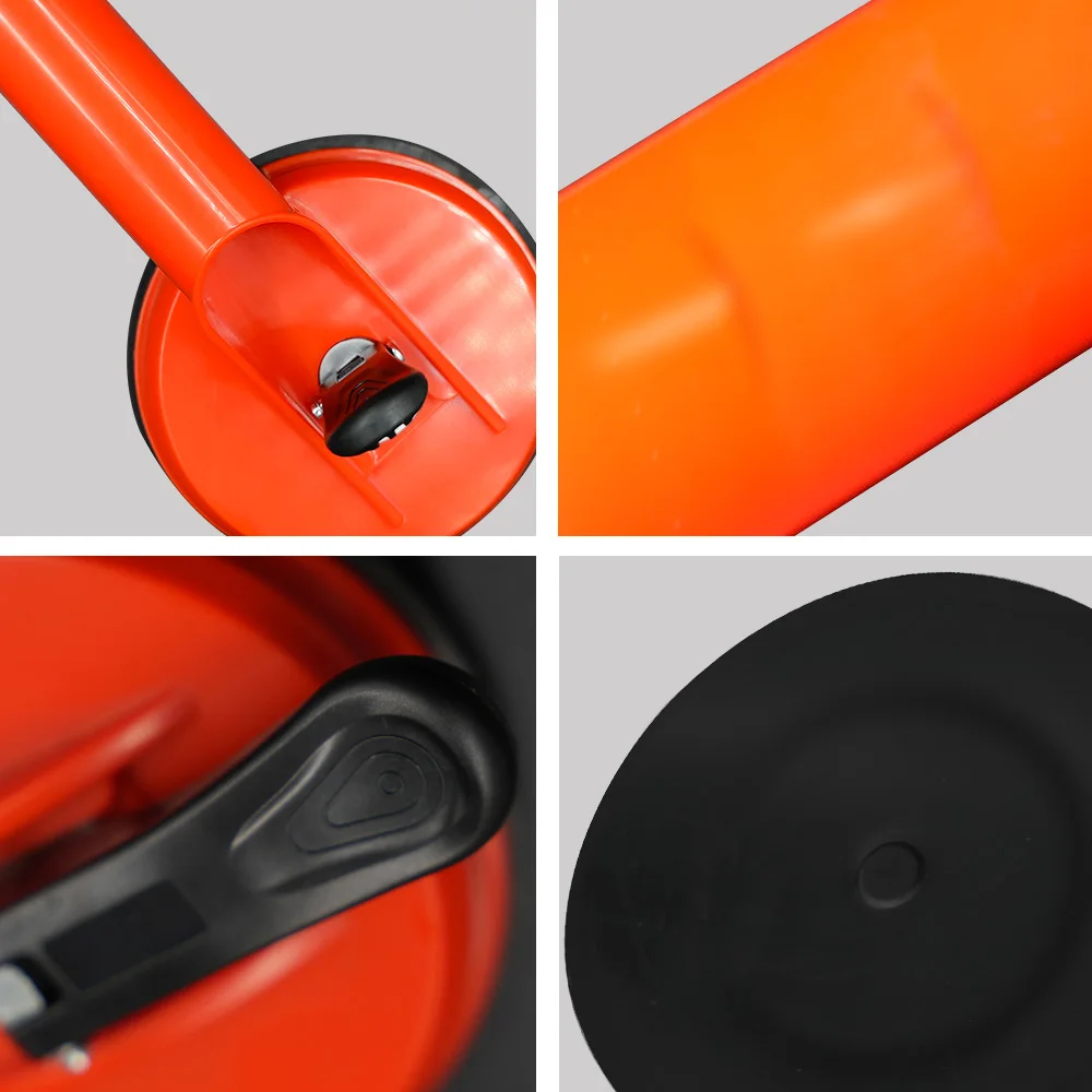 Vakuum-Glassaugnäpfe mit ABS-Griff & Mehrfach-Saugnapf-Design Schwerlast-Hebewerkzeug für Bodenfliesen und Windschutzscheiben-Anwendungen – Detail 4