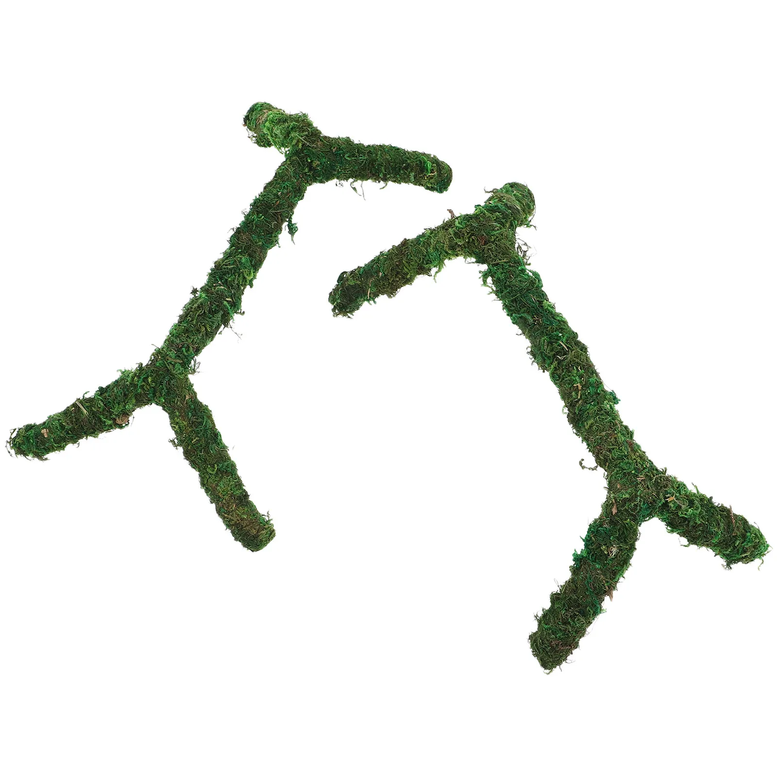 2pcs Moss Climbing Pole Stackable Flexible Monstera Stick Adjustable Plant Support Stake For Indoor Vines Pothos Garden Art Moss
