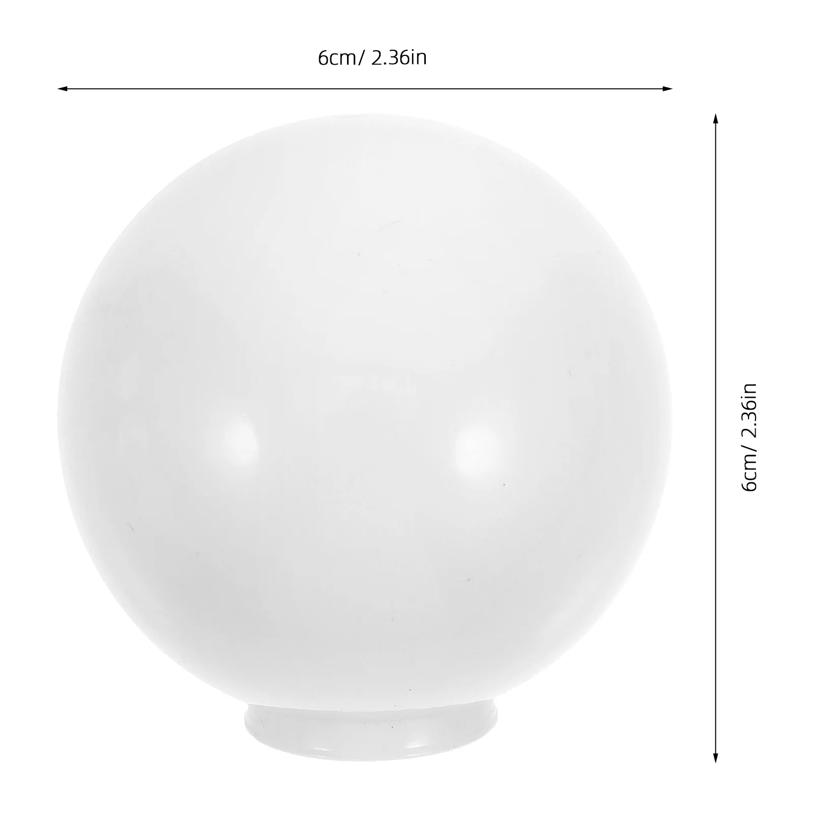 6 قطعة LED لمبة غلوب عاكس الضوء الأبيض جولة الناشر مكافحة الضباب غطاء ل داخلي توزيع الضوء الناشر البلاستيك الأبيض عاكس الضوء