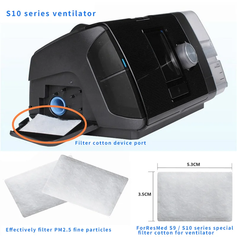 Filter Udara A83X-CPAP-Filter Pengganti Sekali Pakai Ultra Halus Untuk Mesin CPAP -60 Filter