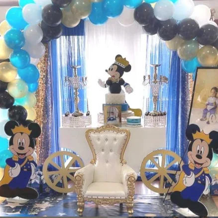 كرسي عرش فاخر للأطفال حديث من سانتا الوردي والفضي والذهبي للأطفال #2