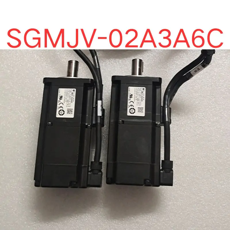 Used SGMJV-02A3A6C servo motor 200W Test OK Fast Shipping