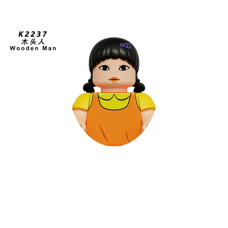 2026 NEUE Film Ziegel Ein Zwei Drei Holz Figur Spiel Bausteine Mini Action-figuren Bricks Pädagogisches Diy Spielzeug Geschenke