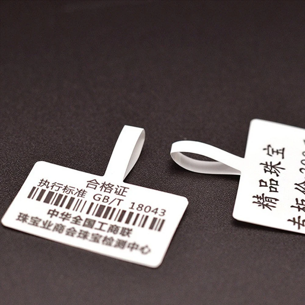 100 шт./рулон, термонаклейки для принтера, 25 х75 мм