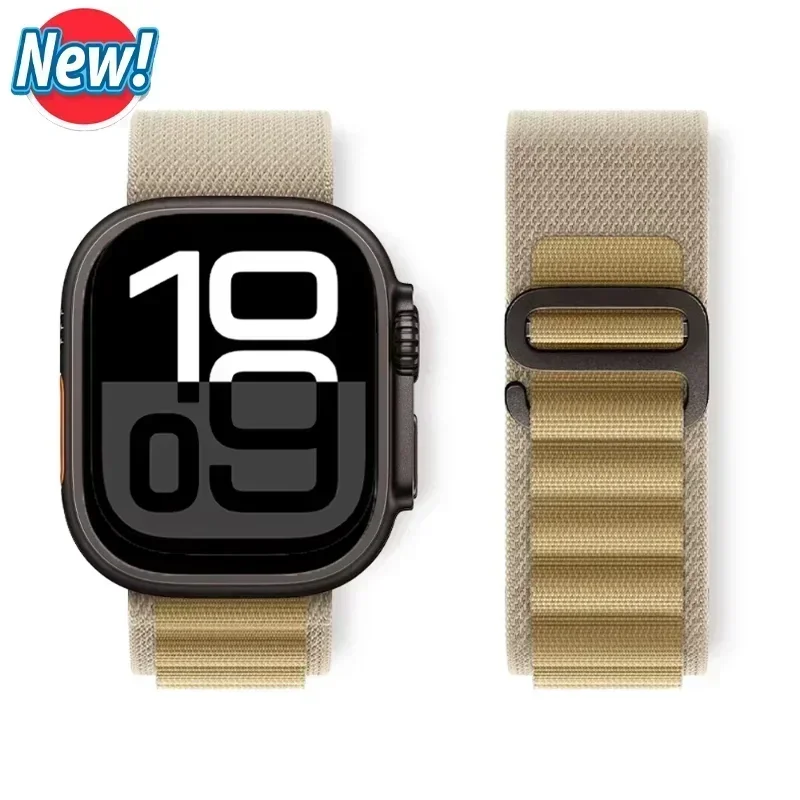 Alpine Loop für Apple Watch Ultra 4 3 2 49mm 42 46mm 40 44mm 41 45mm Sport Correa Nylon Armbänder iWatch Series 12 11 10 9 8 7 Band – Detail 16