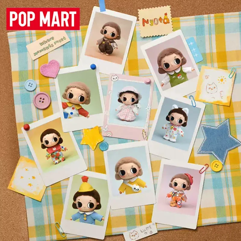 

POP MART Nyota Where Moments Meet Series Plush Doll Pendant Blind Box Toys Mystery Box Action Figure Surprise Cute Birthday Gift