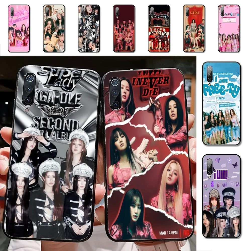 KPOP G-(G)I-DLE G-gidle Phone Case For Xiaomi Mi 5X 8 9 10 11 12 Lite Pro 10T PocoX3pro PocoM3 Note 10 Pro Lite