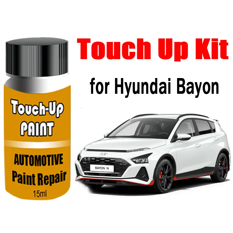 

Набор автомобильной краски для ретуши (с кистью) для Hyundai Bayon, средство для удаления царапин, аксессуары для ухода за автомобильной краской