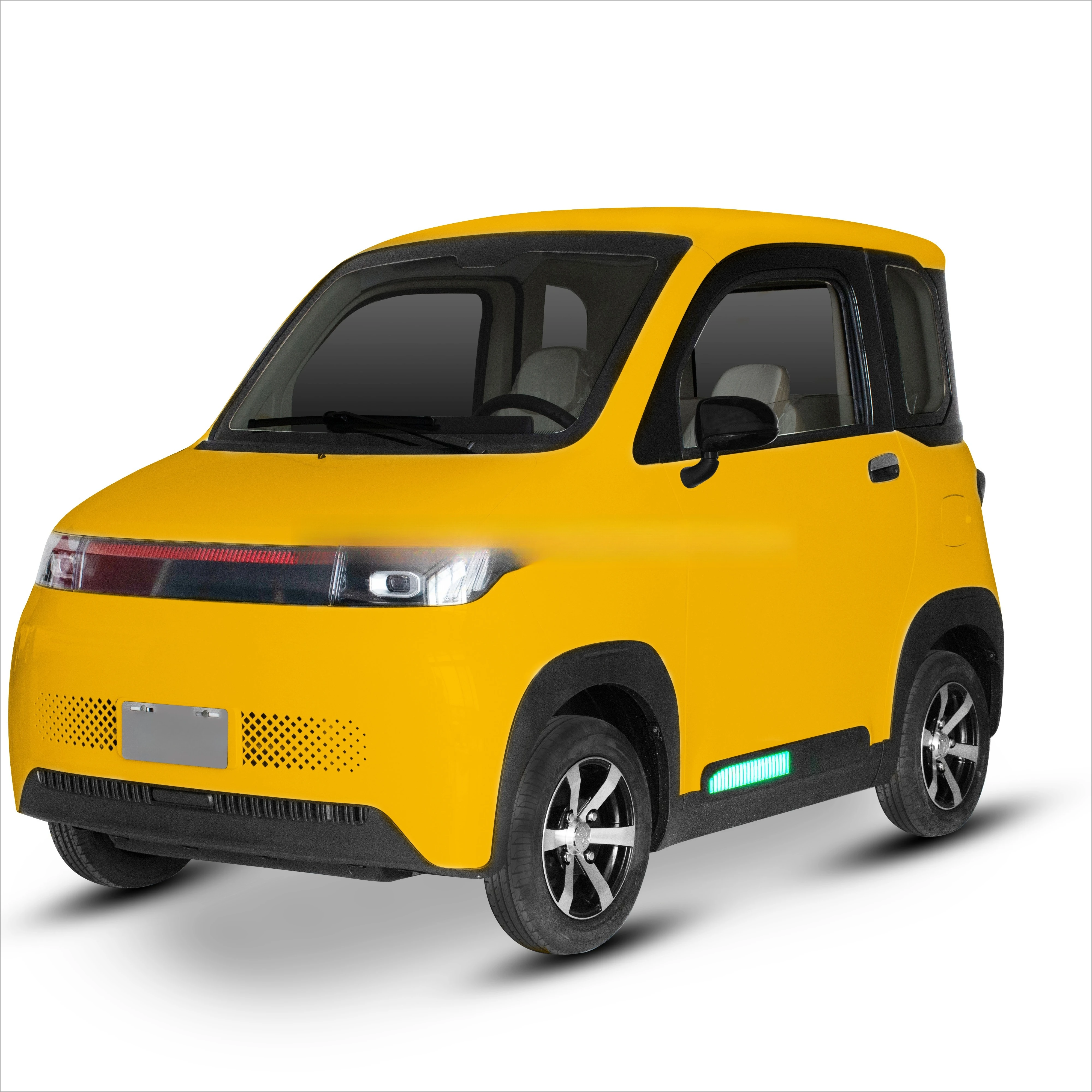 YzhgbYunlong M5 EEC L6e Electric Quad - No Driving License Required Touch Screen LED Lights 2 Leather Seats Lead Acid Batteries