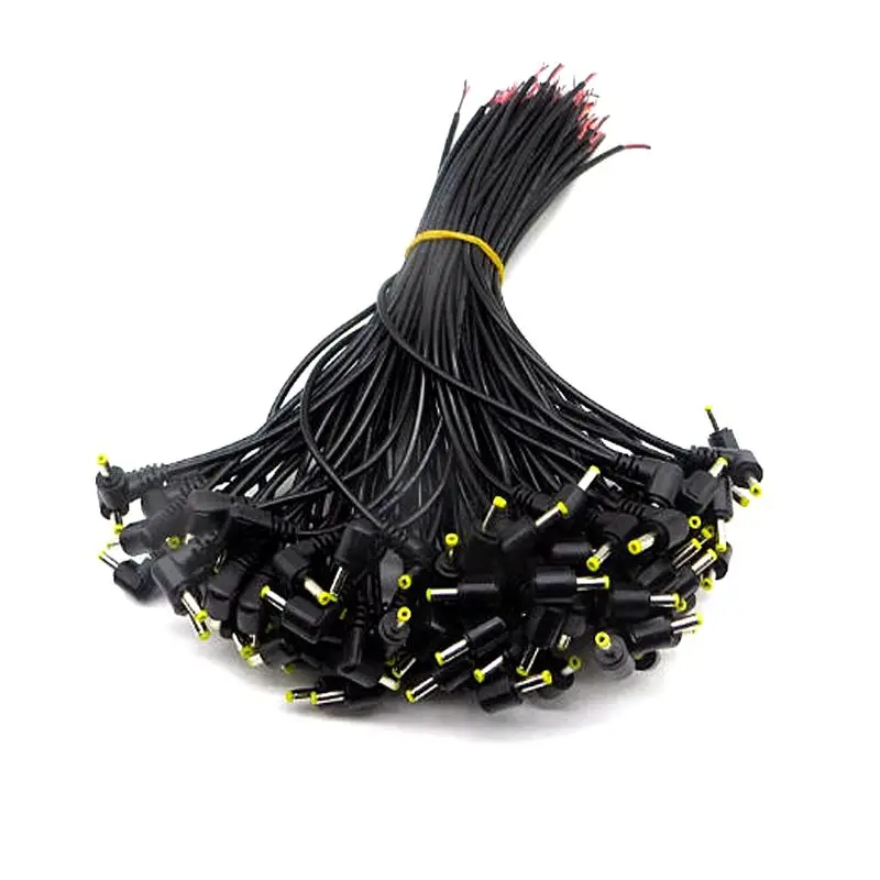 

100 шт. DIY универсальный 4,0x1,7 мм 4,0*1,7 мм адаптер питания постоянного тока кабель питания 30 см чистая медь 0,3 квадратный сильноточный разъем провода