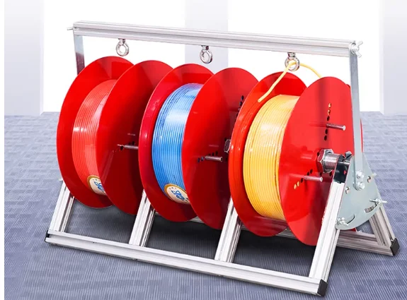 Folding BV line three-wire multi-wire home improvement line electrical tool payoff device