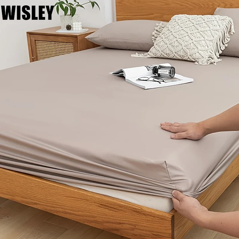 1PC Soft and Comfortable All-around Bed Sheet Set for Bedrooms, Guest Rooms, Hotels, and Schools, Used As A Mattress Protector