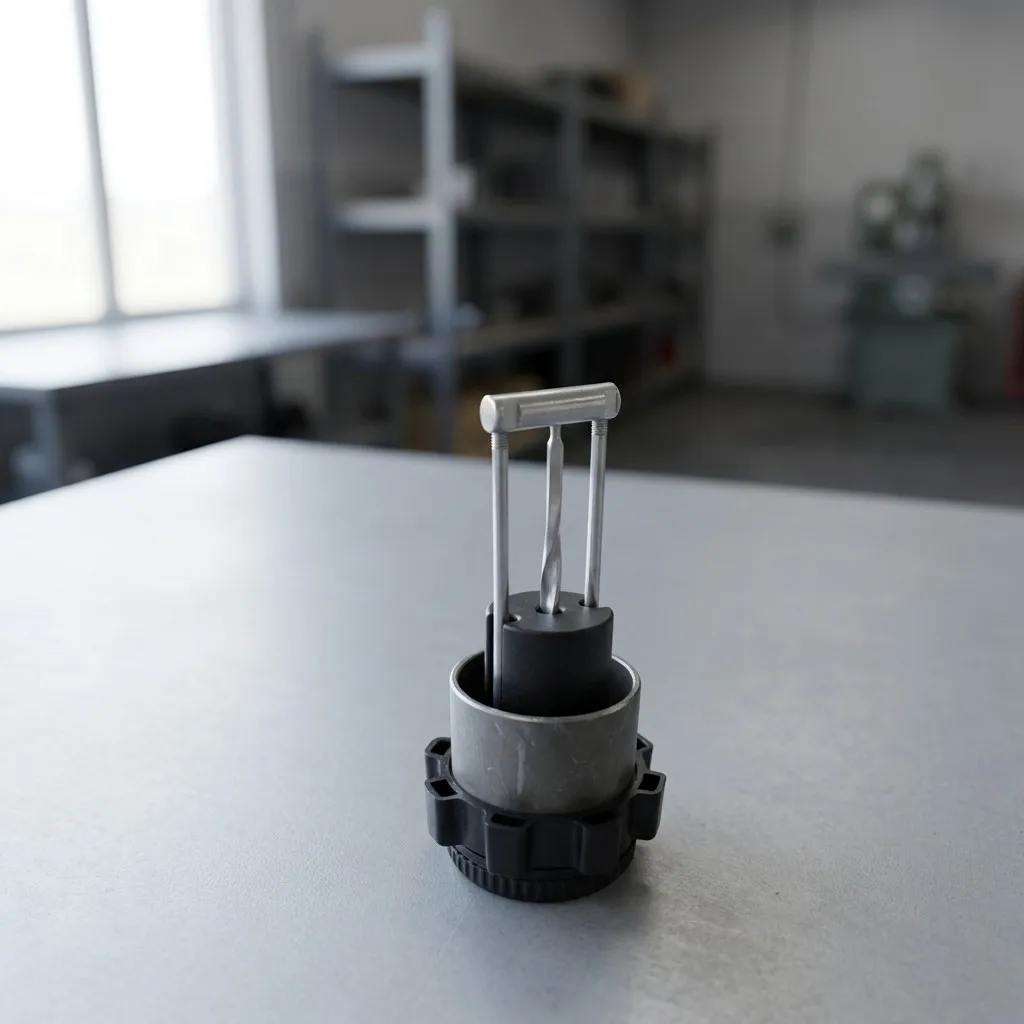 Model 2 Generator Fuel Level Gauge Mechanical Design Iron Base Construction for Stable Mounting on Standard Fuel Tank Openings