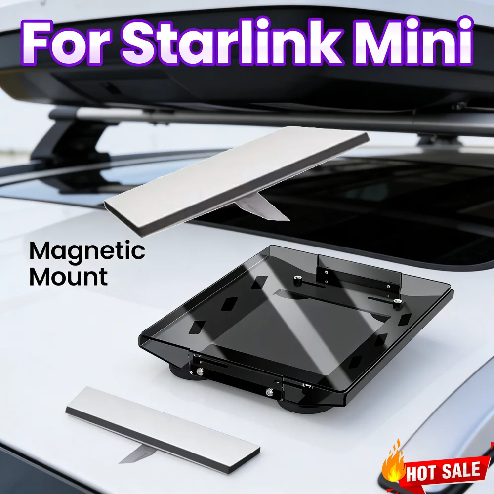 

Магнитное крепление на крышу для Starlink, 240 фунтов, плоское, портативное, с усиленными магнитными основаниями, для установки на крышу грузовика, лодки, автодома, монтажный комплект