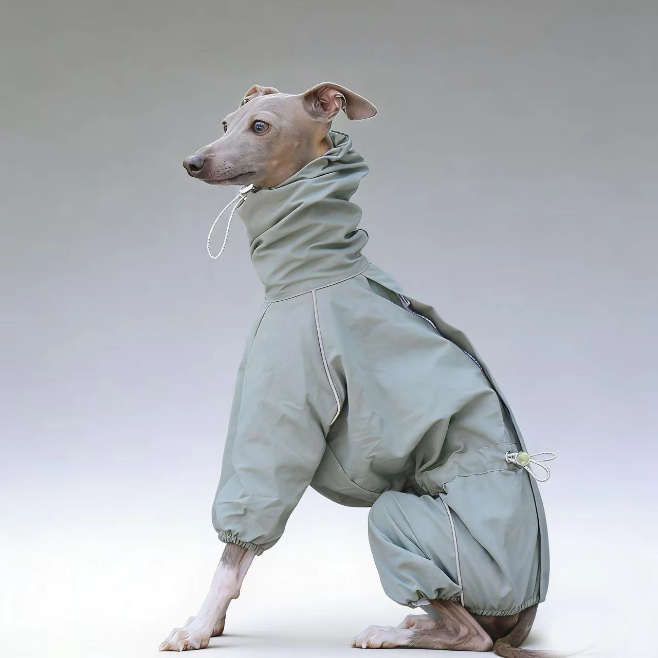 Cortavientos impermeable para Galgo Español y Whippet – Ajustable verano - imagen 4