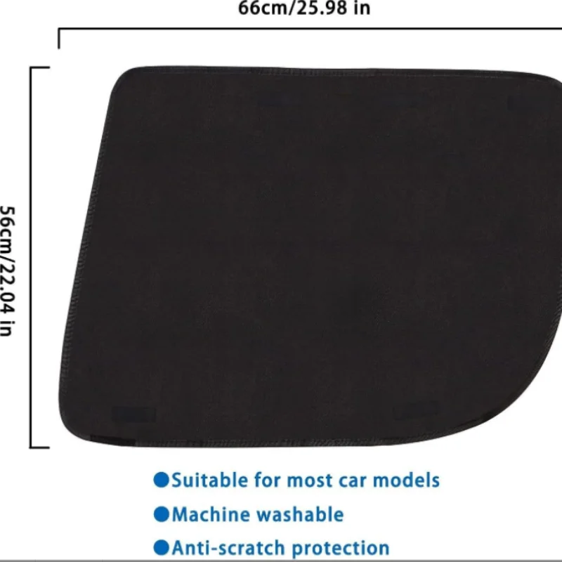 ISURE MARINE Car Door Protector Black Interior Door Resistant And Scratch Resistant Protective Pad To Protect The Car Door
