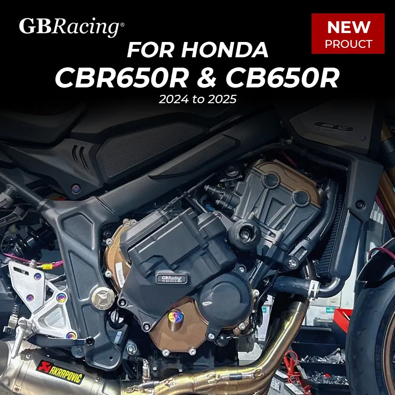 

Gbracing E-Clutch Secondary Engine Protection Cover Set For HONDA CBR650R&CB650R (2024-2025)E-Clutch & Alternator Covers
